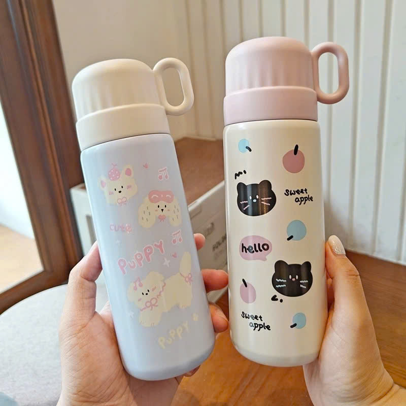 Bình Giữ Nhiệt Hàn Quốc Siêu Dày Ruột Inox 304 Chống Gỉ Cao Cấp - Giữ Nóng Lạnh Lâu Dài - HÀNG CHÍNH HÃNG MINIIN