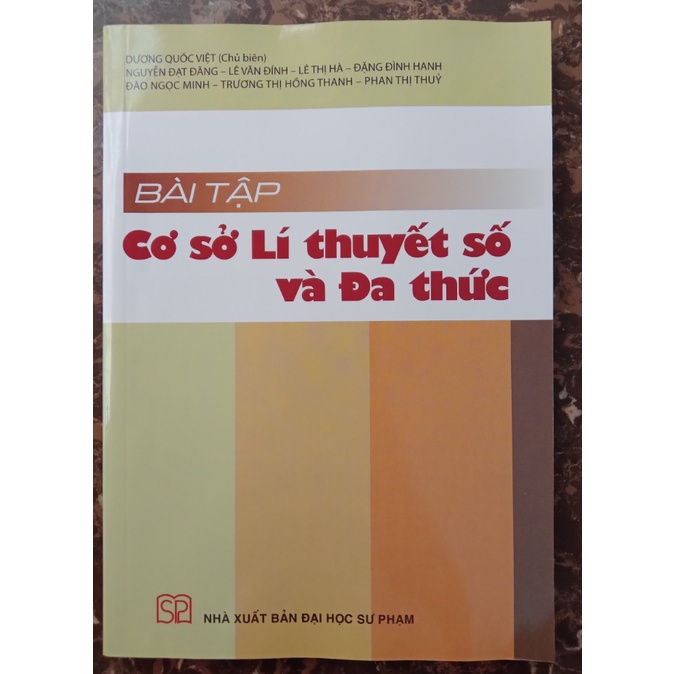 Sách - Bài tập Cơ sở Lí thuyết số và Đa thức.