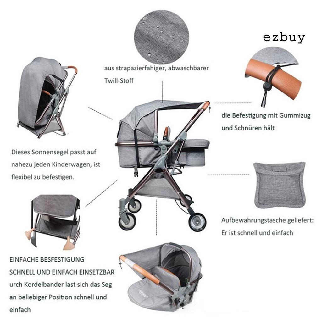Vỏ bọc xe đẩy em bé chống nắng chống thấm nước lâu trôi