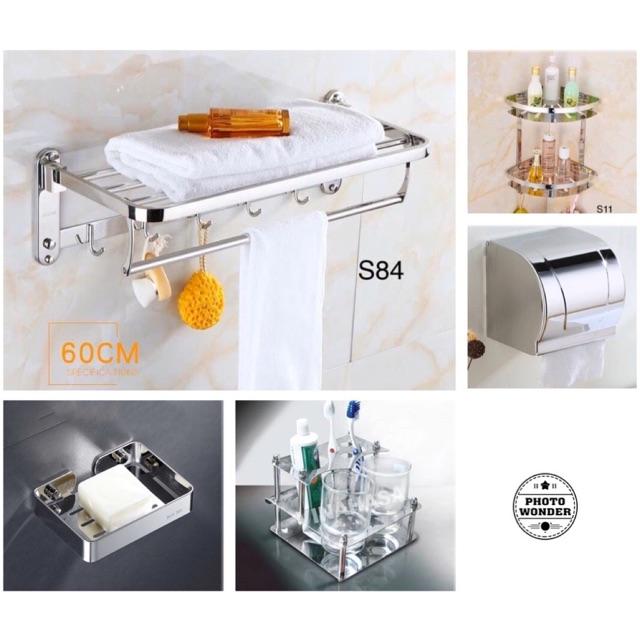 Bộ phụ kiện nhà tắm 5 món inox 304