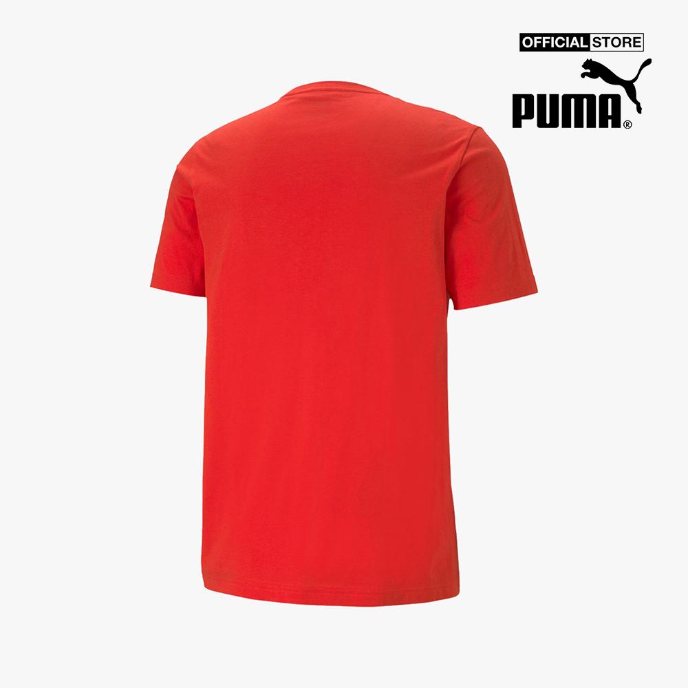 PUMA - Áo thun thể thao nam ngắn tay Essentials Logo Train 586666