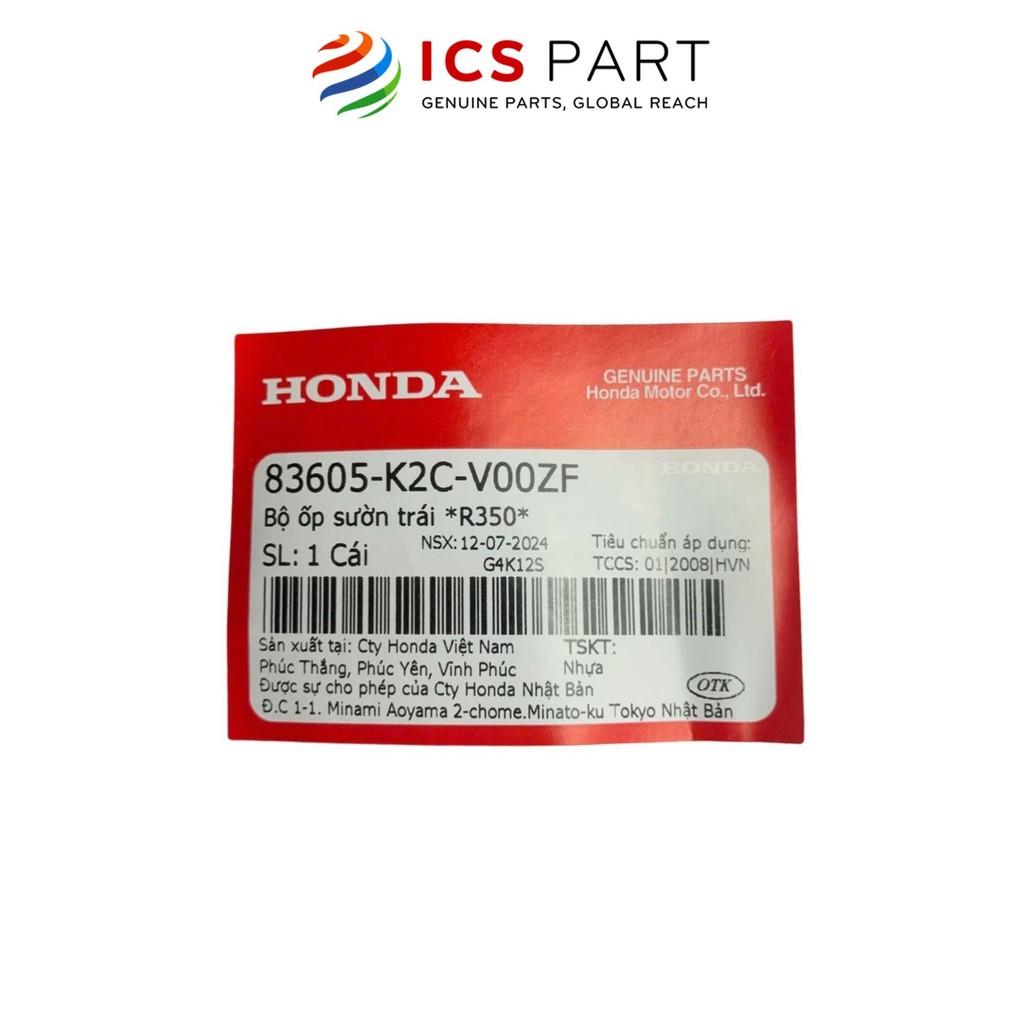 Bộ Ốp Sườn Trái HONDA Vision 2021 K2C 2021 Đỏ Mận R350C (Có Tem) (83605K2CV00ZF)