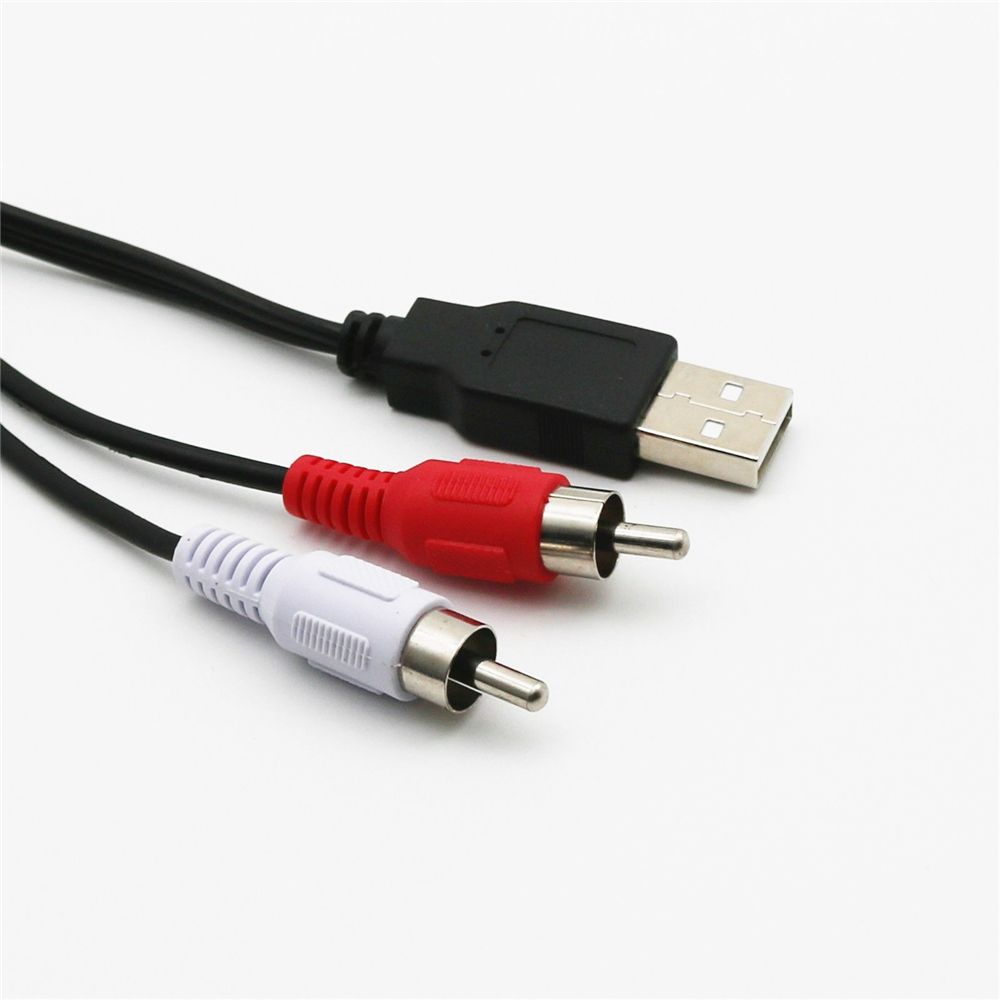 Dây cáp USB ra AV 2 đầu