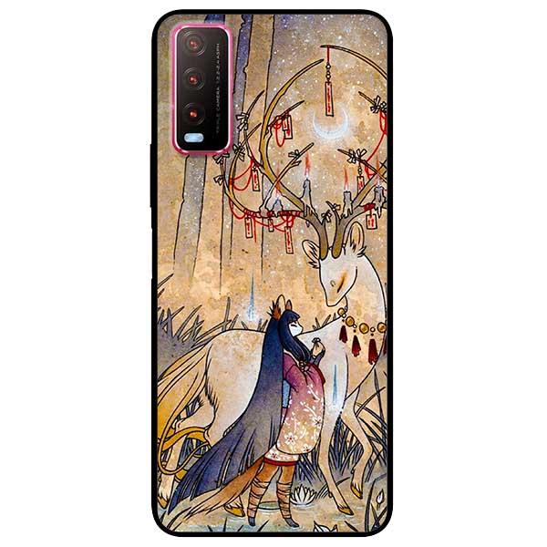Ốp lưng dành cho Vivo Y20 - Vivo Y20s - Vivo Y12s - Cô Gái Và Hươu