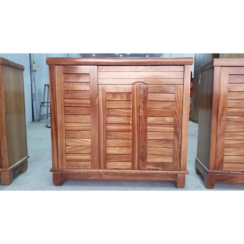 Tủ để giầy dép &amp; giá giầy gỗ hương xám