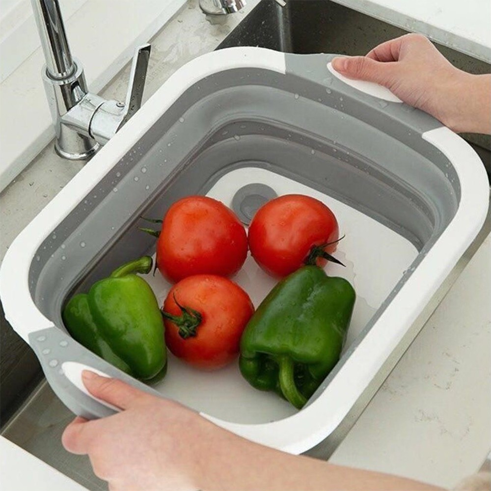 Chậu Rửa Kiêm Thớt Thái Đa Năng 3in1 Chống Trơn Trượt