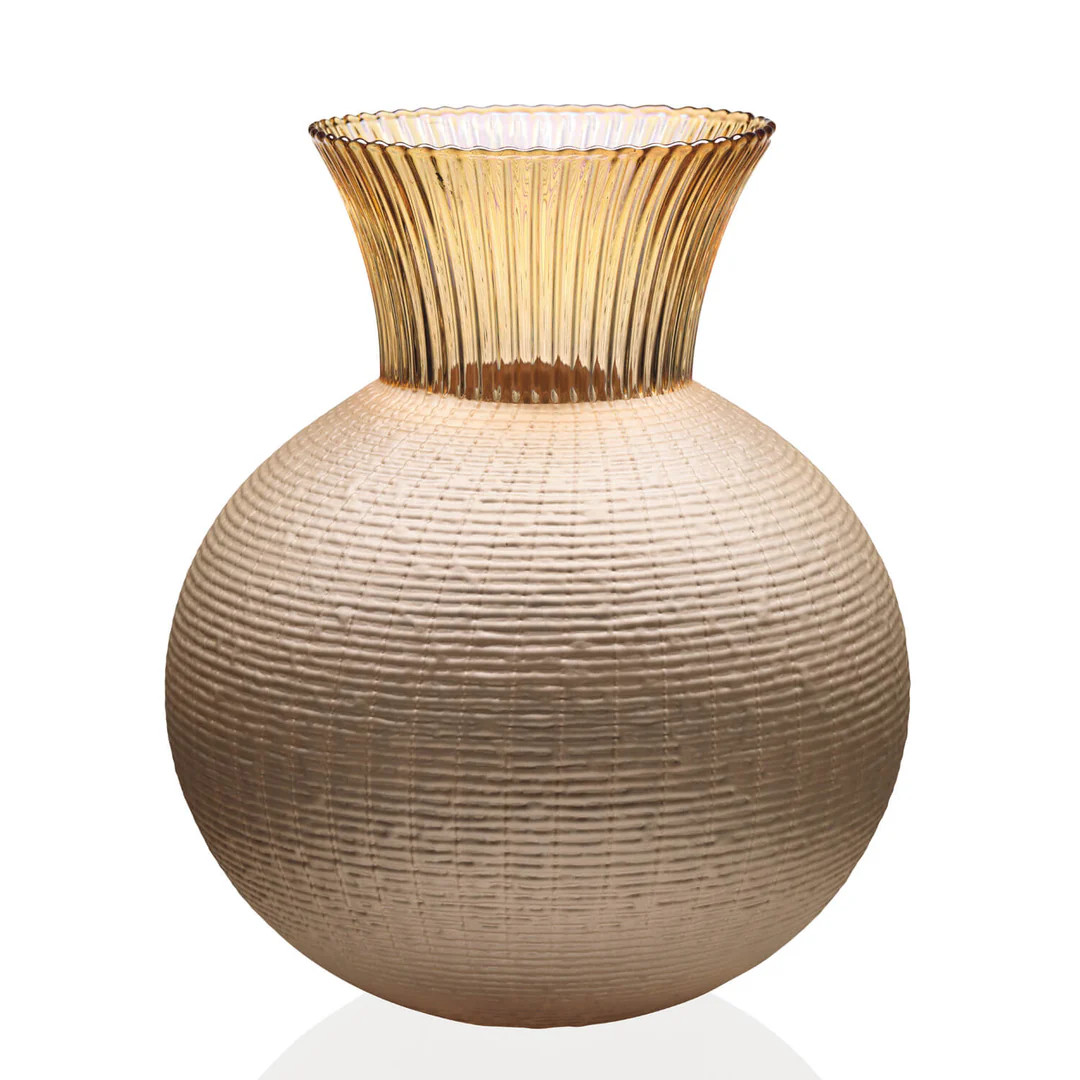 Lọ hoa IVV Ophelia Amber 30cm Hàng chính hãng