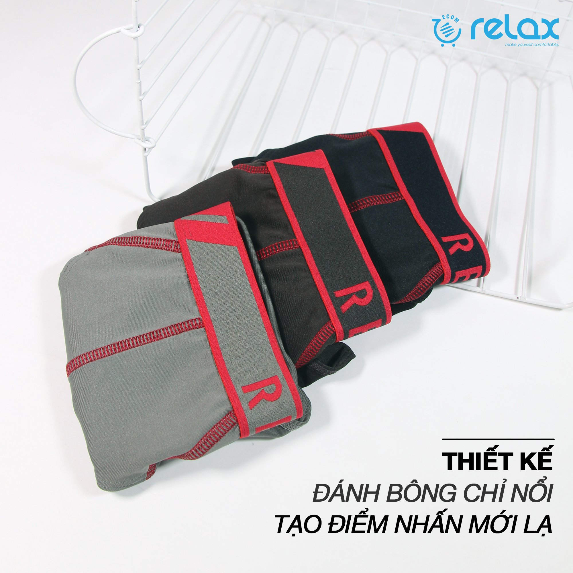 quần lót nam relax underwear thun lạnh cao cấp chính hãng, quần sip nam rltk16