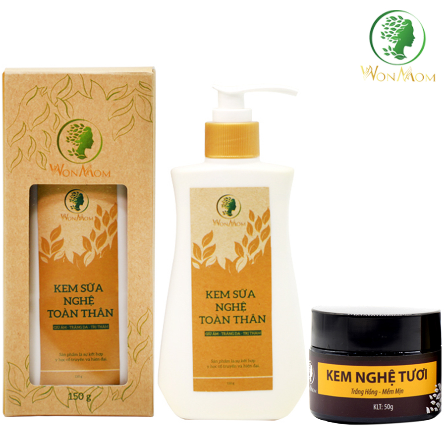 Combo dưỡng trắng da toàn diện Wonmom