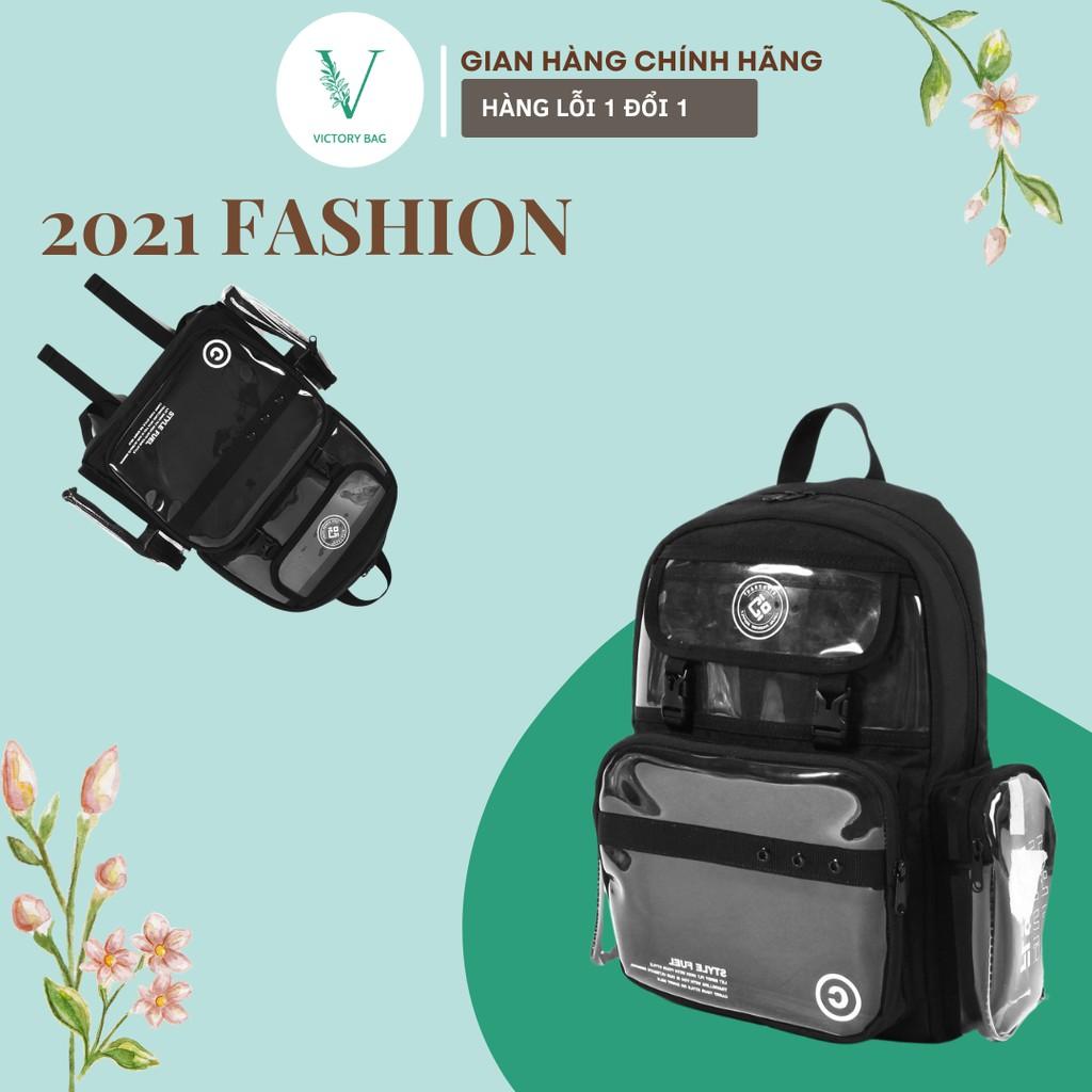 Balo Ulzzang Trong Suốt Cỡ Lớn Style Unisex Birdy Bag - SKU:026 -Victory bag Shop