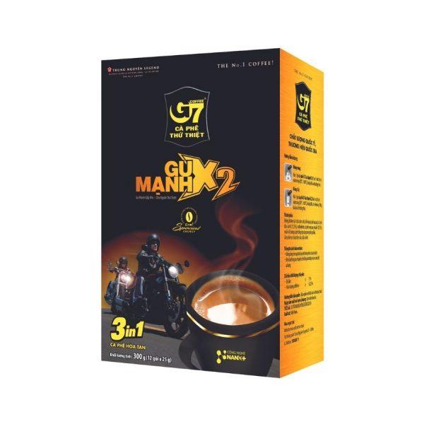 Cà Phê G7 3in1 Gu Mạnh X2 Trung Nguyên Legend - Cà phê hòa tan sữa