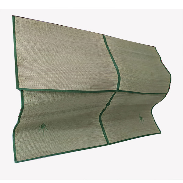 Chiếu cói sợi nhỏ Thái Bình viền vải, kích thước 1.95m x 1,5m