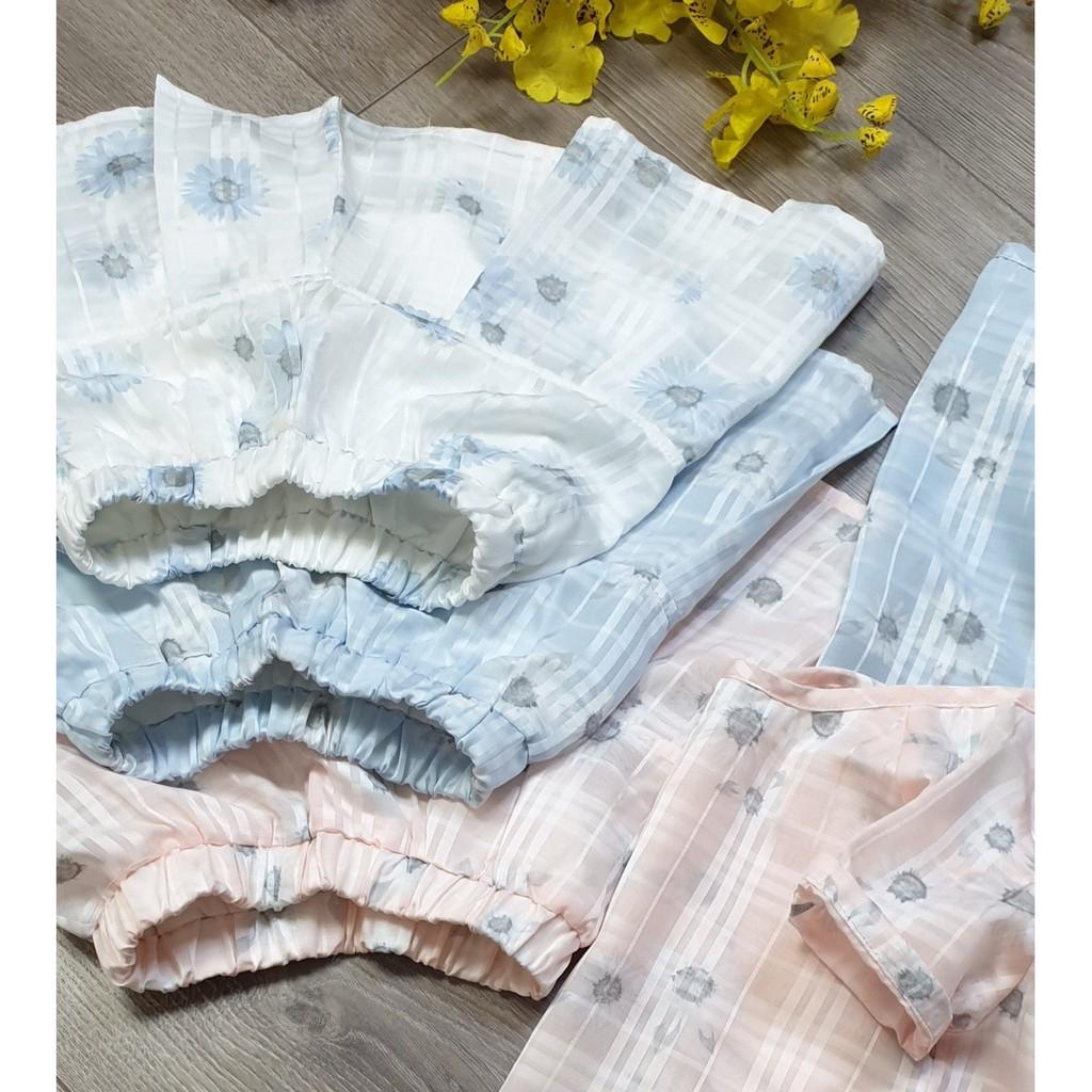Set Váy Bé Gái Dễ Thương Chất Kate Lụa Từ 15Kg Đến 30Kg