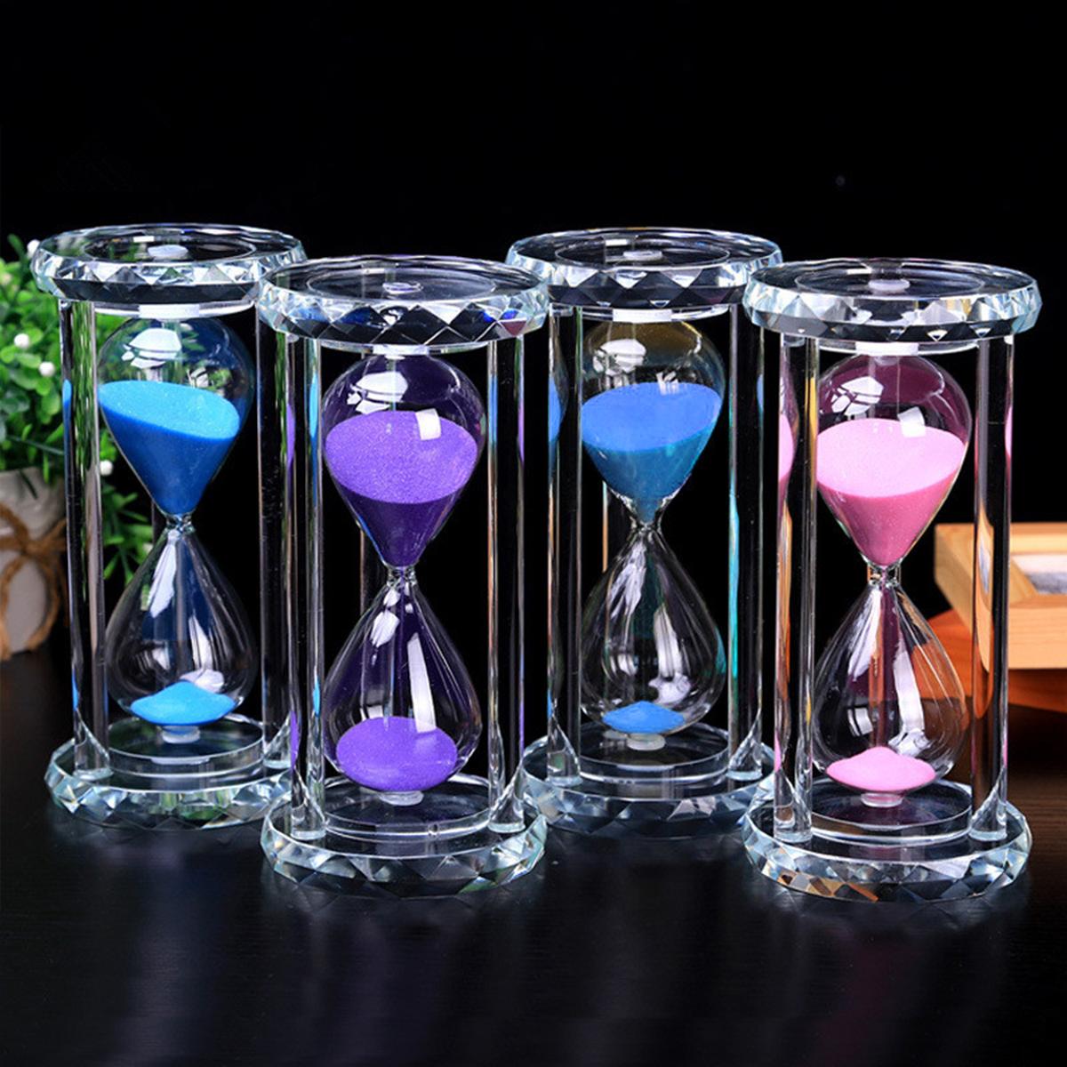 Đồng hồ cát 30 phút,chất liệu thủy tinh trong suốt, đồ trang trí, quà tặng