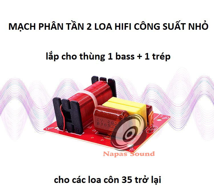 BỘ 2 MẠCH PHÂN TẦN CHO LOA KÉO, THÙNG LOA NHỎ D234 - PHÂN TẦN CÔNG SUẤT NHỎ