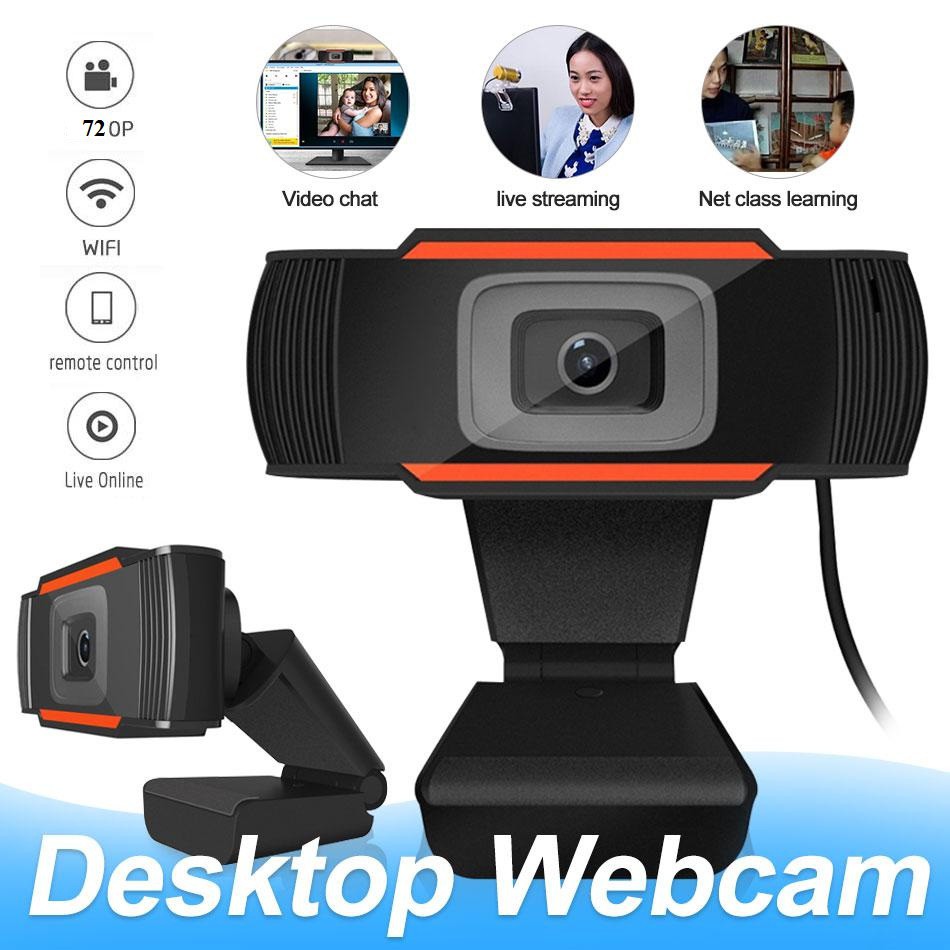 Webcam Máy Tính kẹp, Camera Có Mic 1080p Cho Laptop Học Online ZOOM, Trực Tuyến- Hội Họp-Gọi Video Hình Ảnh Sắc Nét