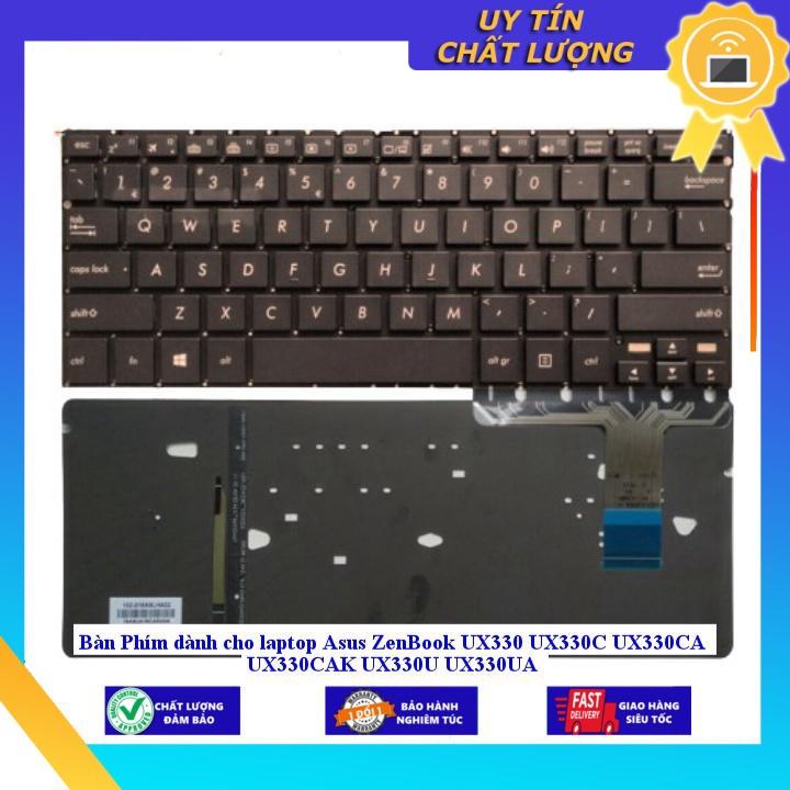 Bàn Phím dùng cho laptop Asus ZenBook UX330 UX330C UX330CA UX330CAK UX330U UX330UA - ĐEN-ĐÈN-NÚT NGUỒN - Hàng Nhập Khẩu New Seal