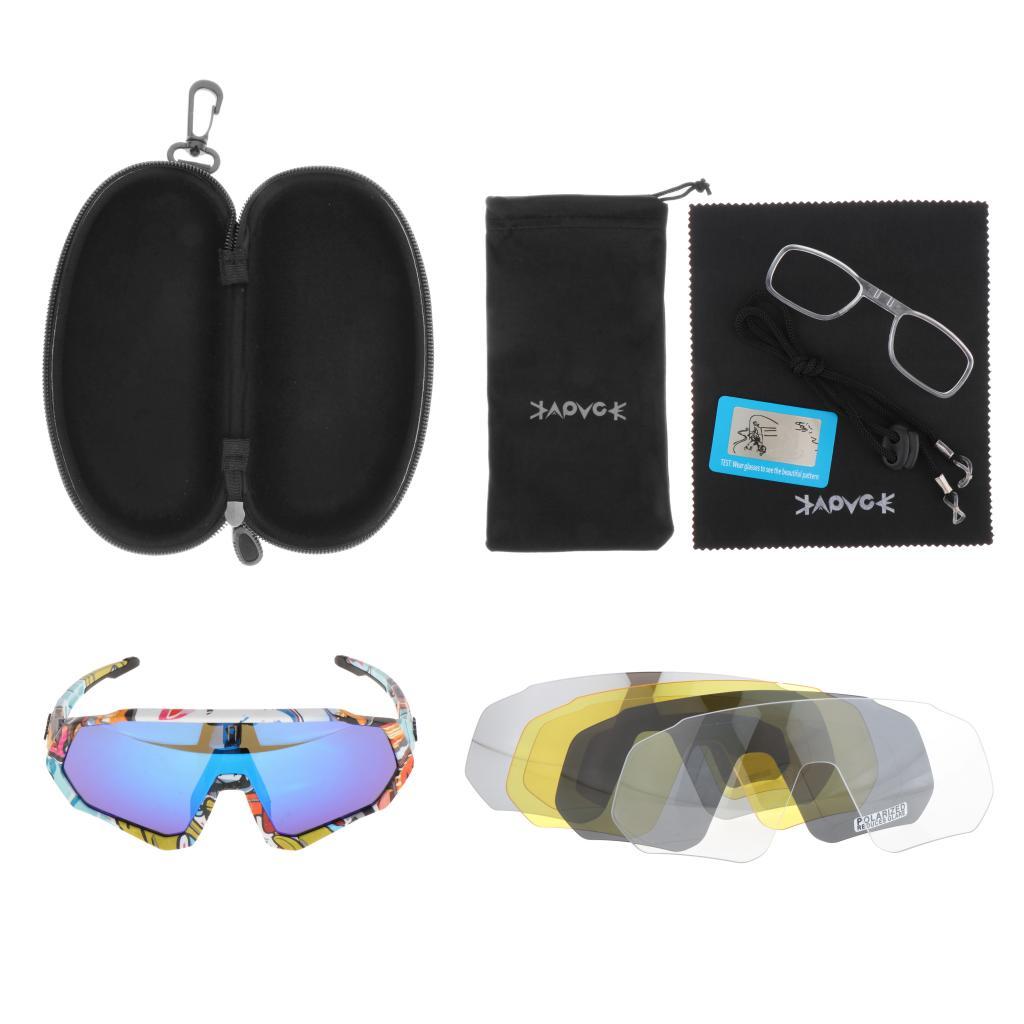 New Bike Professional Polarized Cycling Glasses Sports Sunglasses UV400