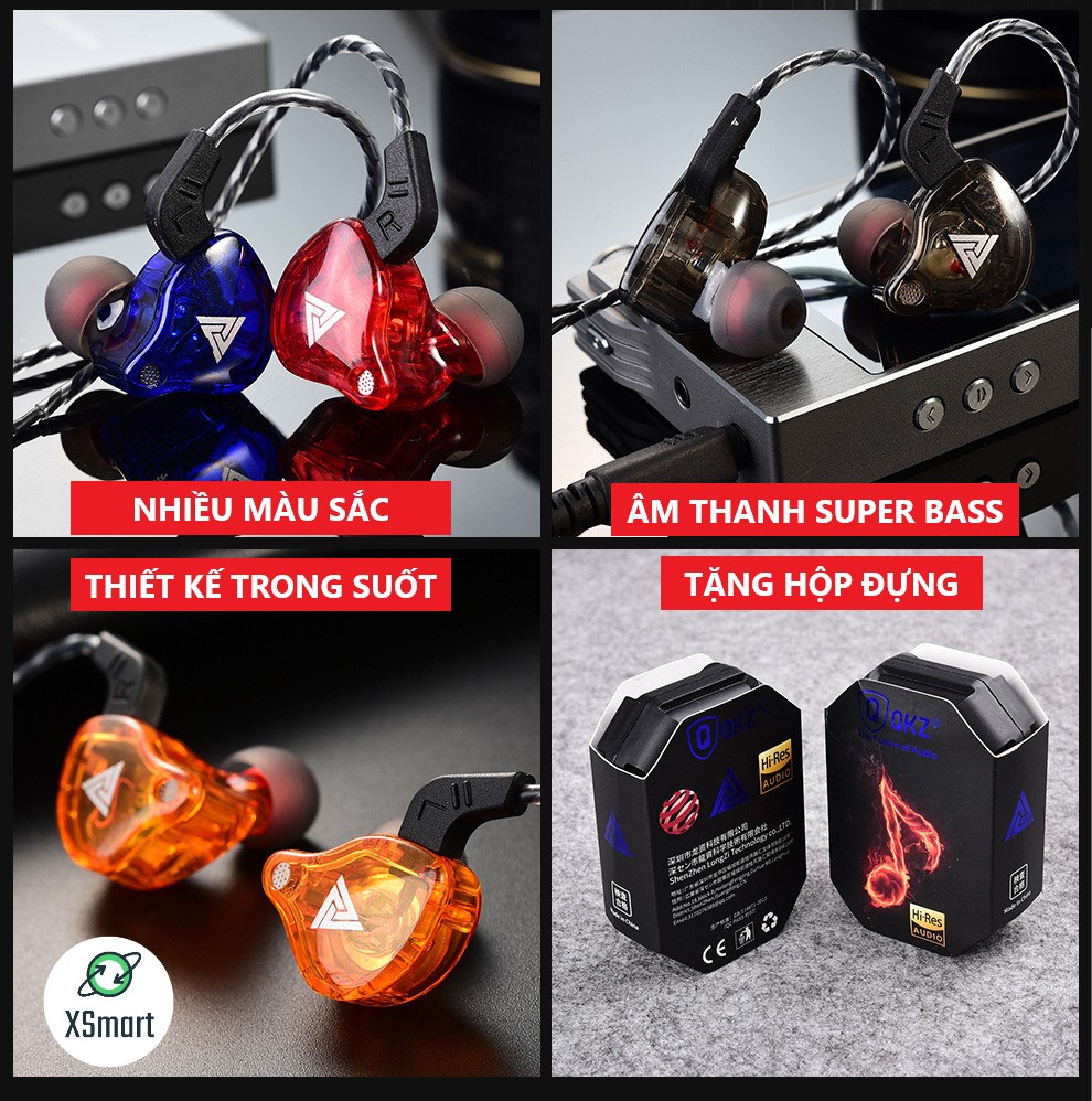 Hình ảnh Tai Nghe Chống Ồn XSmart QKZ AK6 PRO Bass Siêu Khủng, Âm Thanh Cực Đỉnh, Giải Trí Chơi Game Siêu Thích - Hàng Chính Hãng