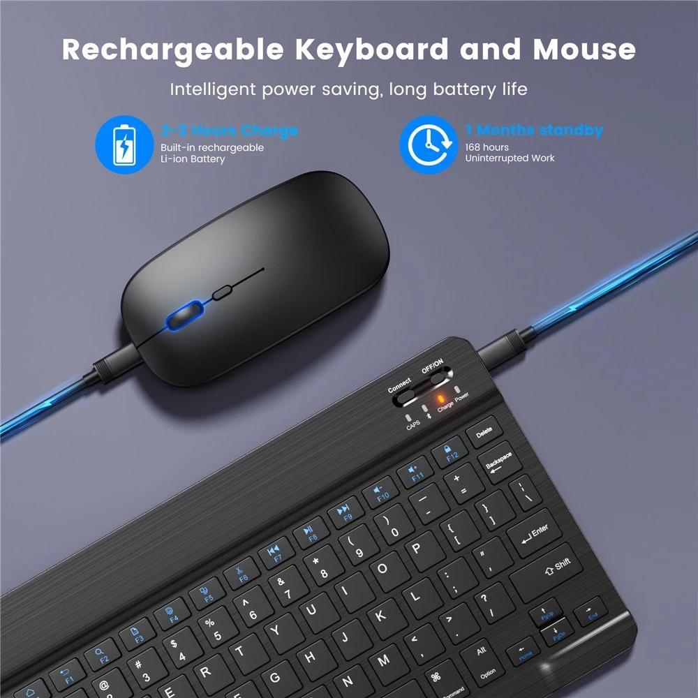 Bộ Bàn Phím Bluetooth Không Dây 10 inch Cho Xiaomi Pad 5 Pro MiPad 5 Mi Pad 4 Plus 3 2 1