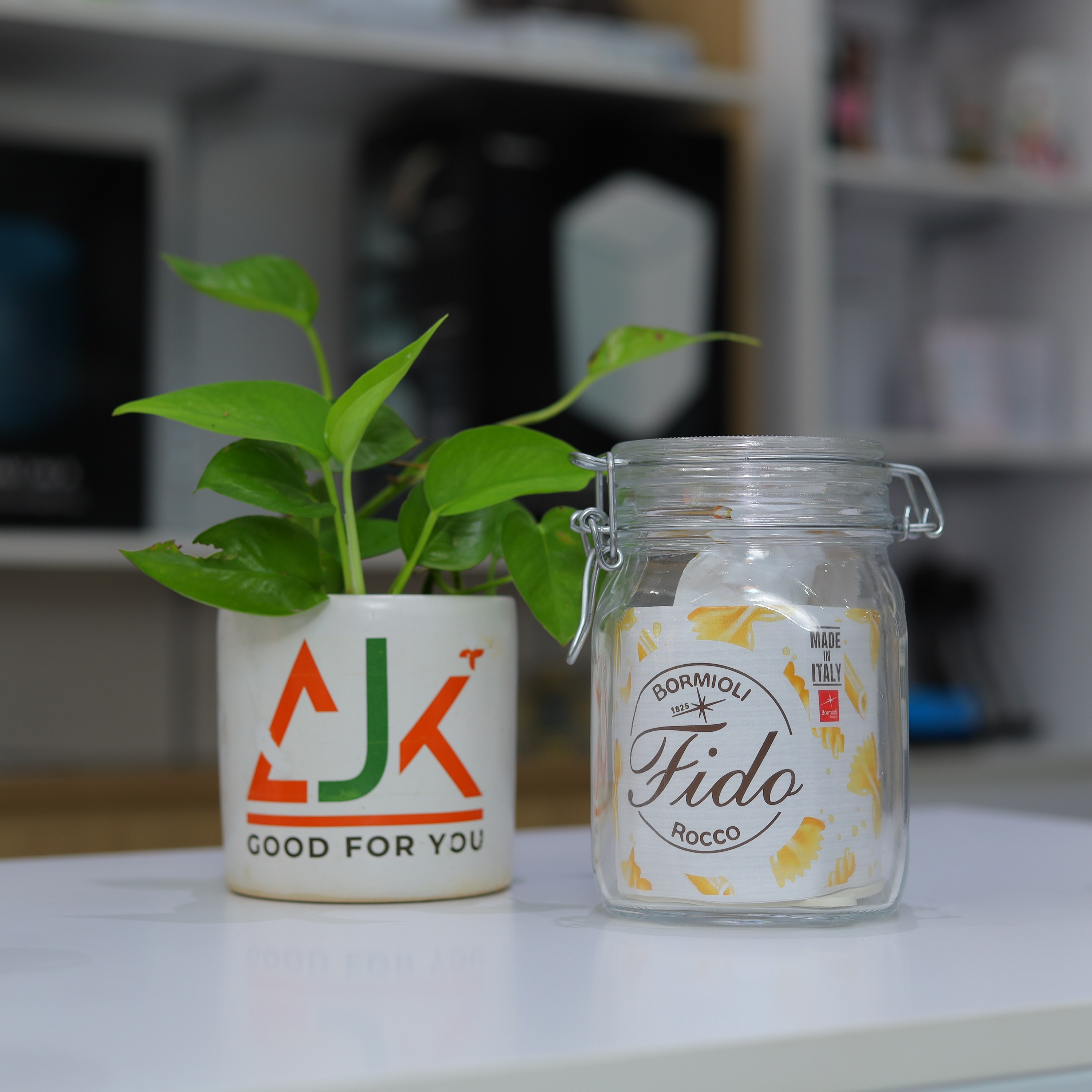 Hũ, lọ thủy tinh nắp gài Bormioli Fido - Hàng chính hãng, sản xuất tại Ý