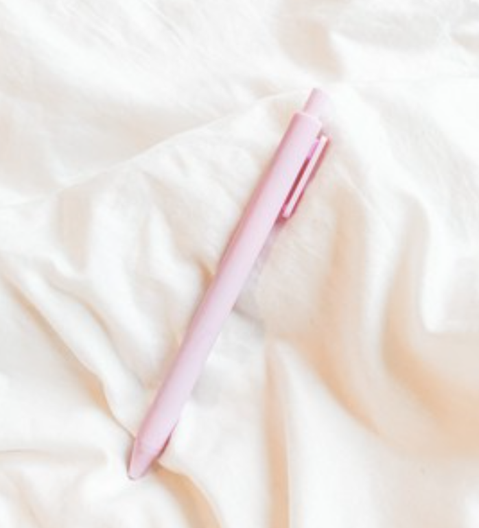 Bút gel bấm mực đen ngòi 0.5mm vỏ pastel phong cách Hàn Quốc