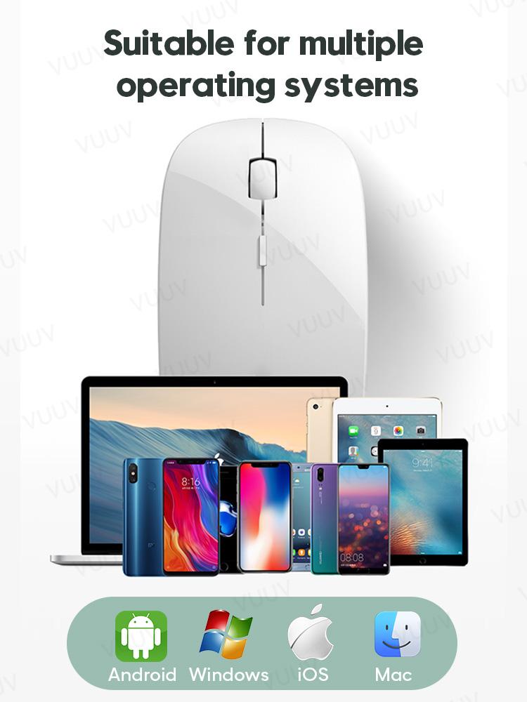 Dành Cho iPad Chuột, sạc Bluetooth-Tương Thích Chuột Cho iPad 6th 7th 8th Thế Hệ Pro 11 12.9 2018 2020 Air 2 3 4 bộ 5