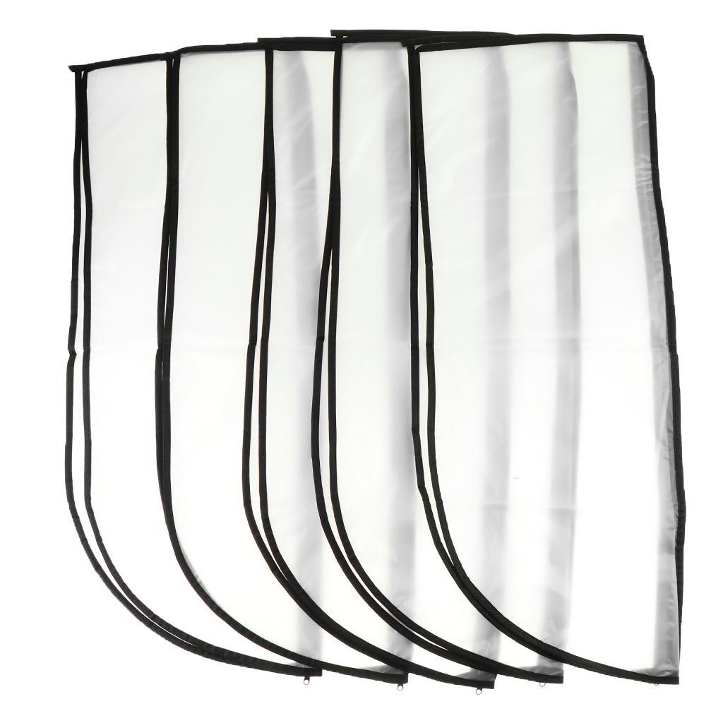 Clothing Dust Cover Transparent Waterproof Coat Storage  60x80cm