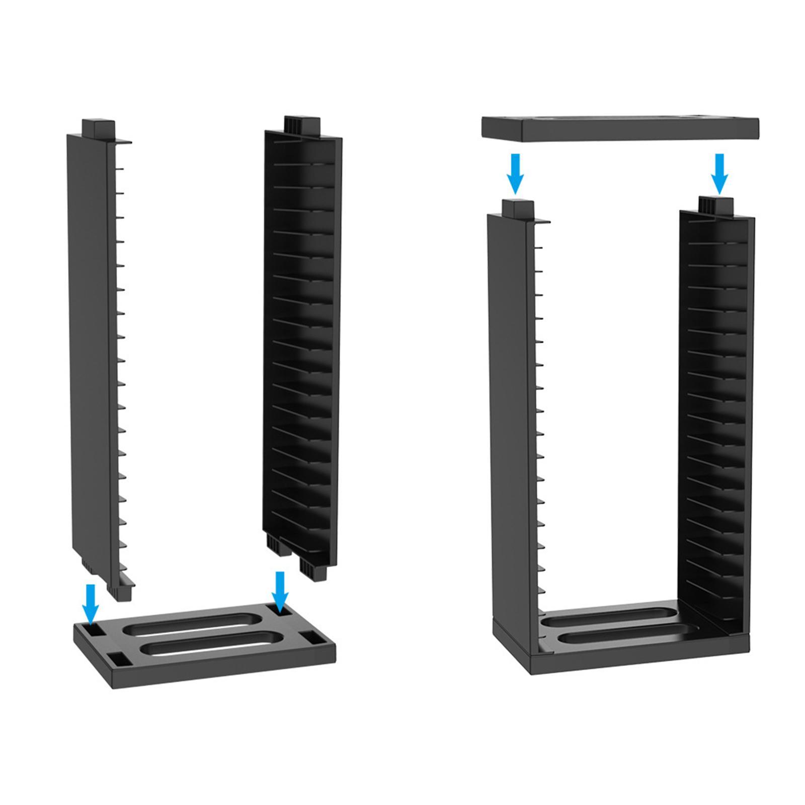 Storage Holder Stability Game Holder Rack for Blu-Ray disks