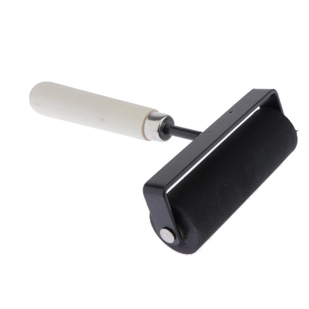Rubber Brayer Roller for Printing Inks Oil Painting Art Clay Stamping 4in