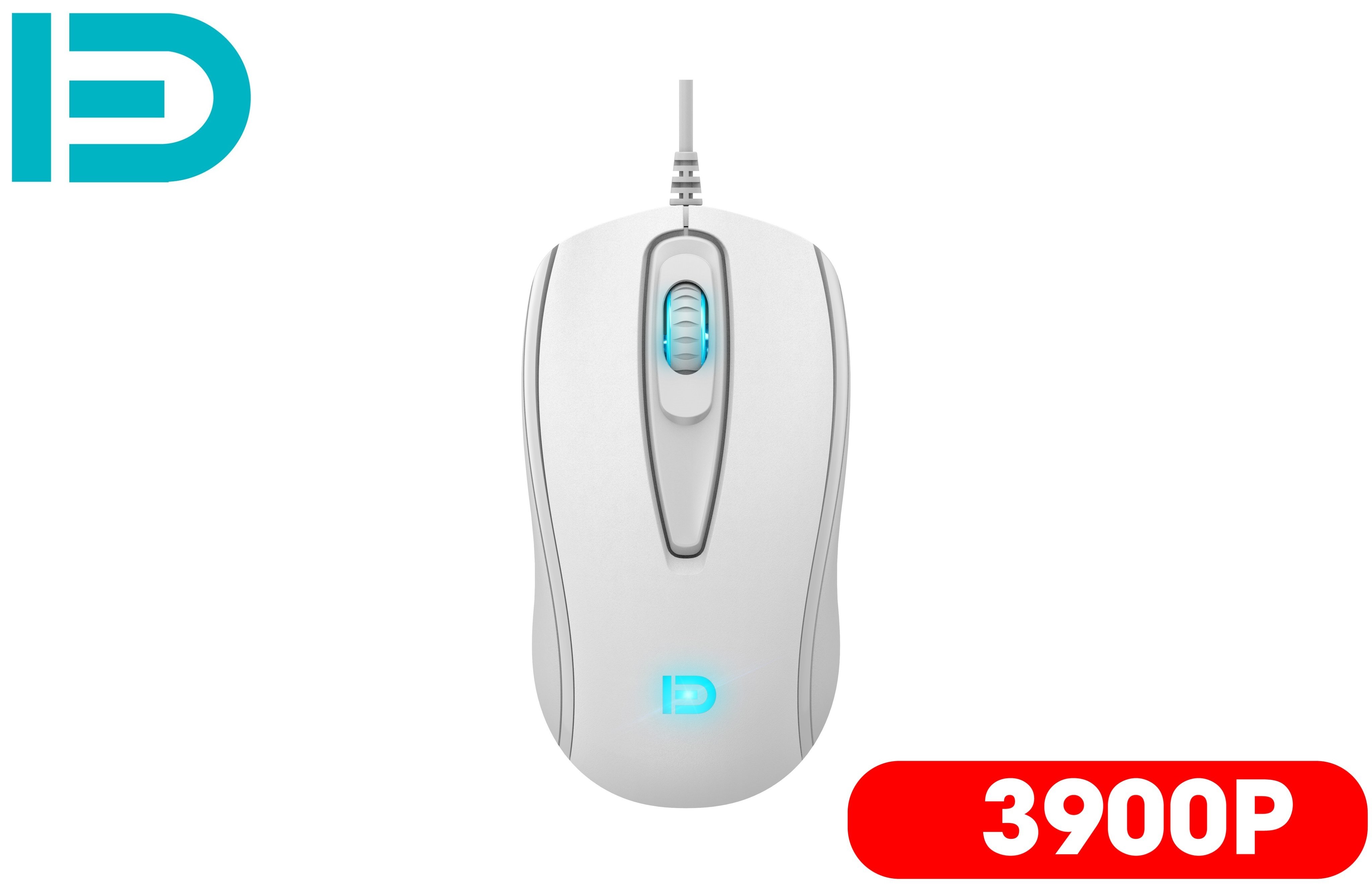 Chuột Có Dây Đầu USB Forder FD 3900P -Màu ngẫu nhiên -Hàng chính hãng