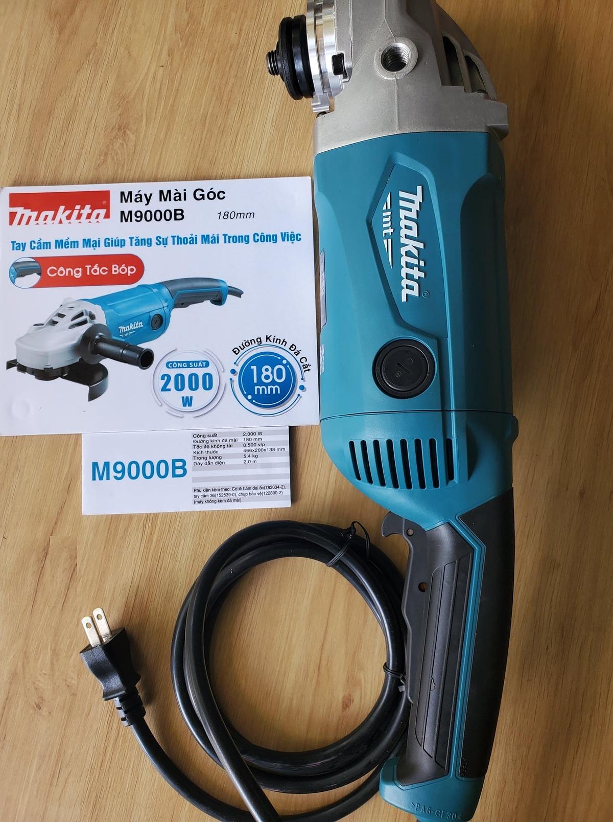 MÁY MÀI GÓC 180MM 2000W MAKITA M9000B - HÀNG CHÍNH HÃNG