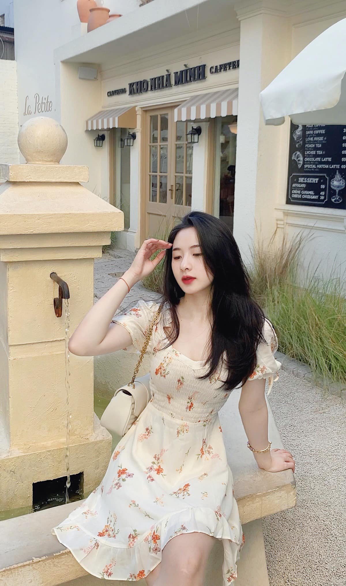 Đầm trắng hoa Audrey Dress Gem Clothing SP060517