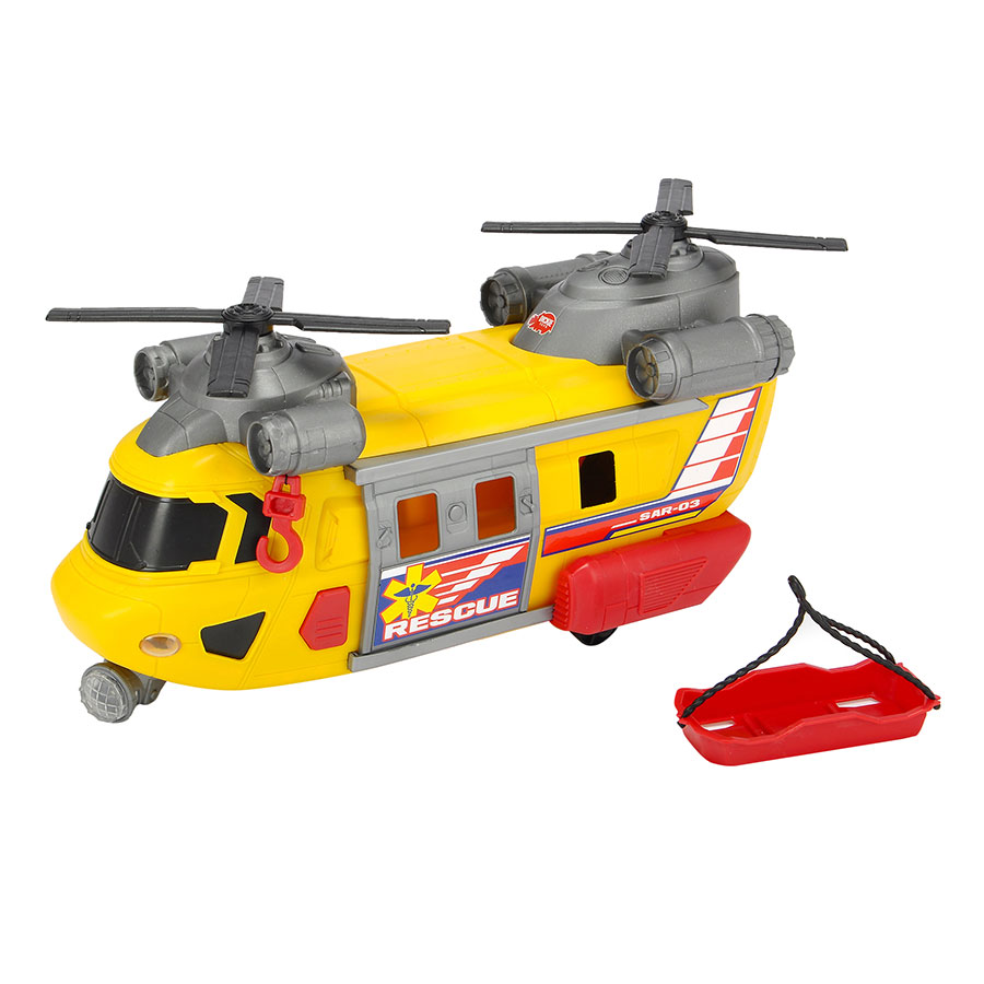 Đồ Chơi Trực Thăng Cứu Hộ Lớn Dickie Toys Rescue Helicopter (30 cm)