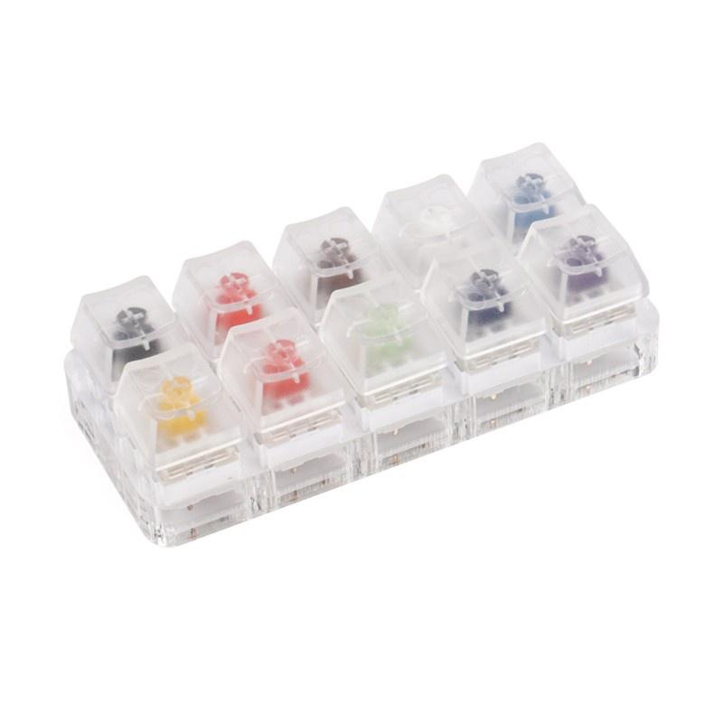 HSV 10 Key Caps Translucent Keycaps Testing Tool Kailh Box Switches Keyboard Tester