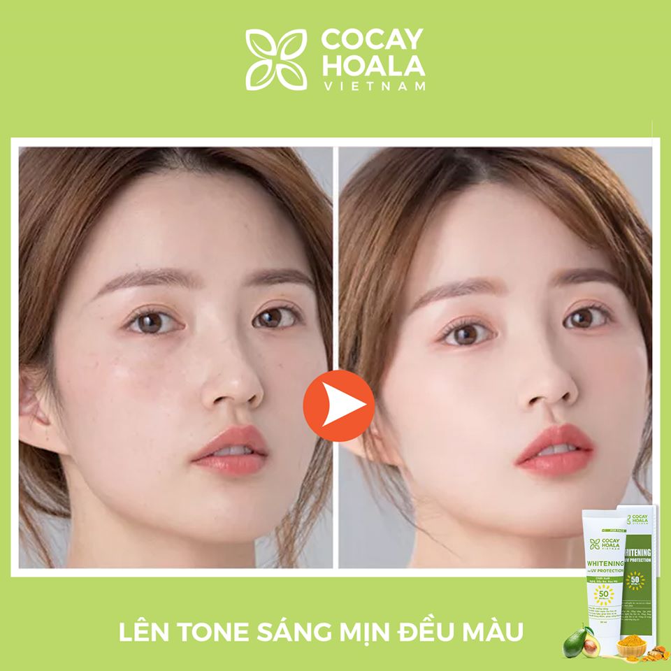 Kem Chống Nắng Bơ Nghệ Kiềm Dầu, Chống Thấm Nước, Nâng tông da SPF50+ PA+++ 30ml