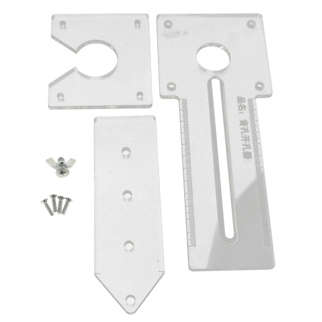 Transparent Guitar Auxiliary Template for Guitar Soundhole Making Production