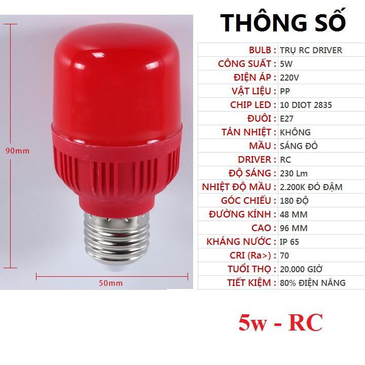 Bóng đèn LED bắp, trụ, tròn, búp 5w,7w, 9w, 12w sáng trắng hoặc vàng, Đuôi E14 hoặc E27