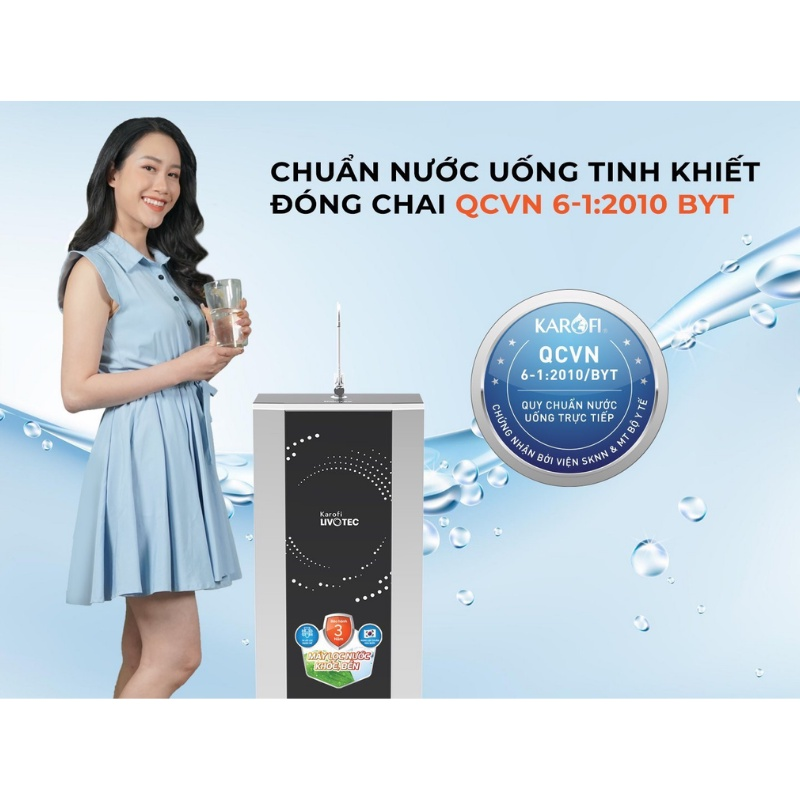 Máy Lọc Nước Karofi Livotec 512 - 10 Lõi Lọc - Hàng Chính Hãng