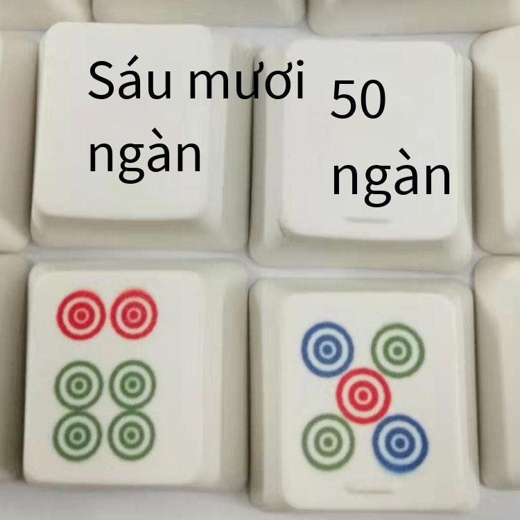 Phong Cách Mới Nhất Thuốc Nhuộm Thăng Hoa Nắp Bàn Phím Cơ Mahjong Keycap Bàn Phím Kỹ Thuật Số Đặc Biệt Cao Cấp Cá Tính Keycap