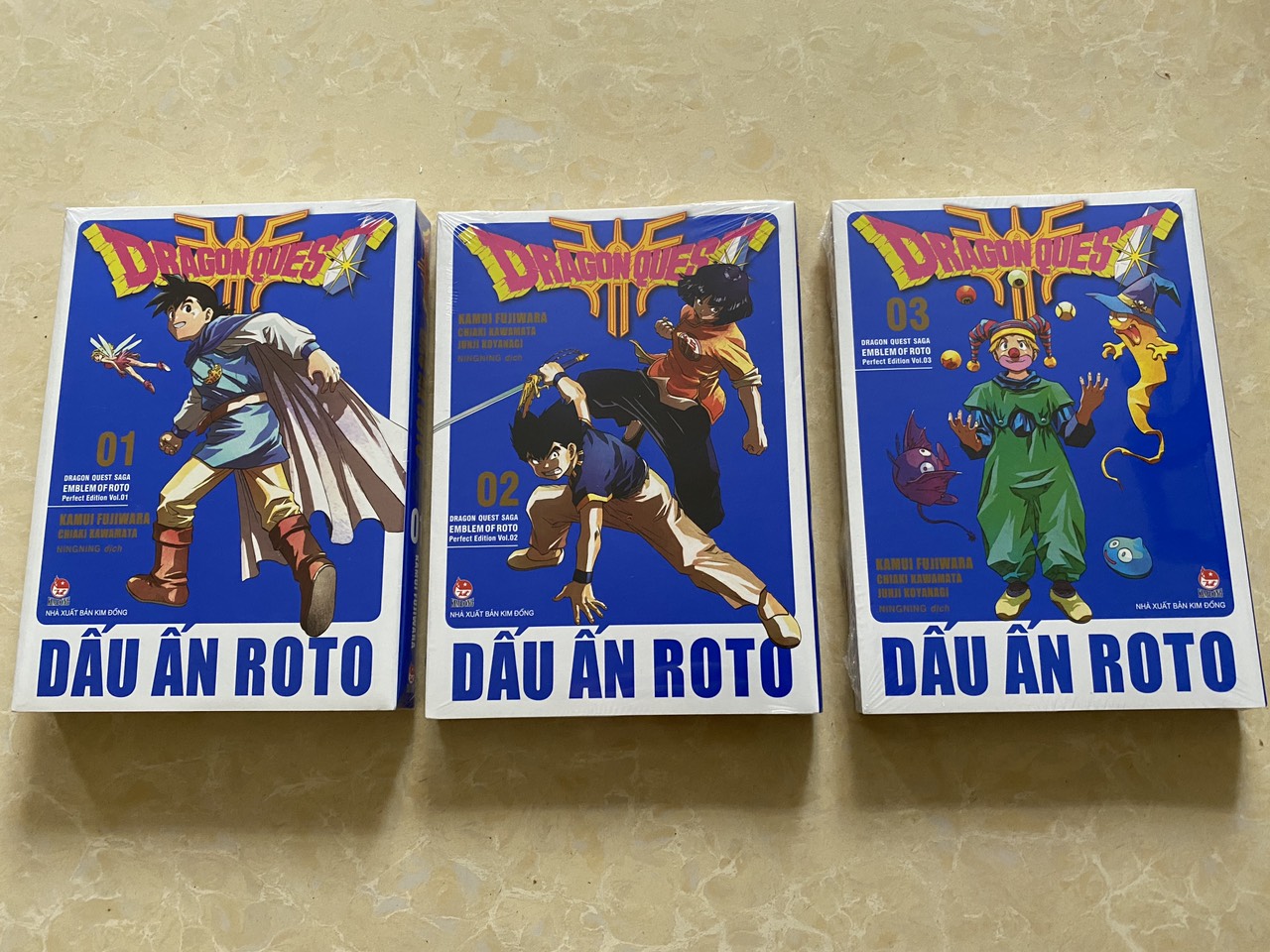 Combo 03 cuốn Dragon Quest - Dấu ấn Roto Perfect Edition - Tập 1, tập 2, tập 3