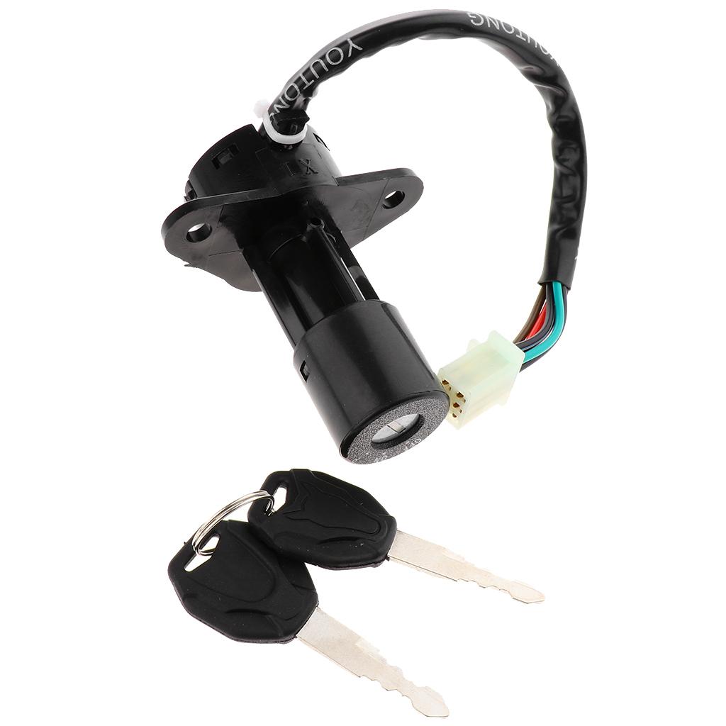 4 Or 6 Wires Engine Lock Gas Cap Lock Key Set