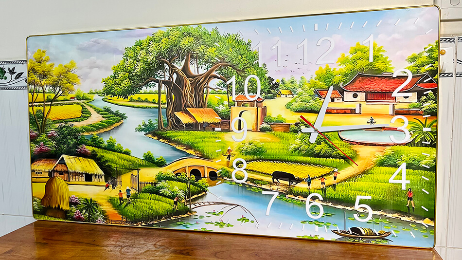 TRANH TRÁNG GƯƠNG-TRANH ĐỒNG HỒ TRÁNG GƯƠNG PHONG THỦY HỮU TÌNH