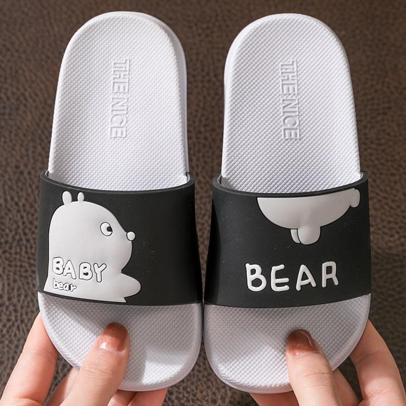 Dép Quai Ngang Mềm Baby Bear Phong Cách Hàn Cho Bé Trai Bé Gái MihoShop