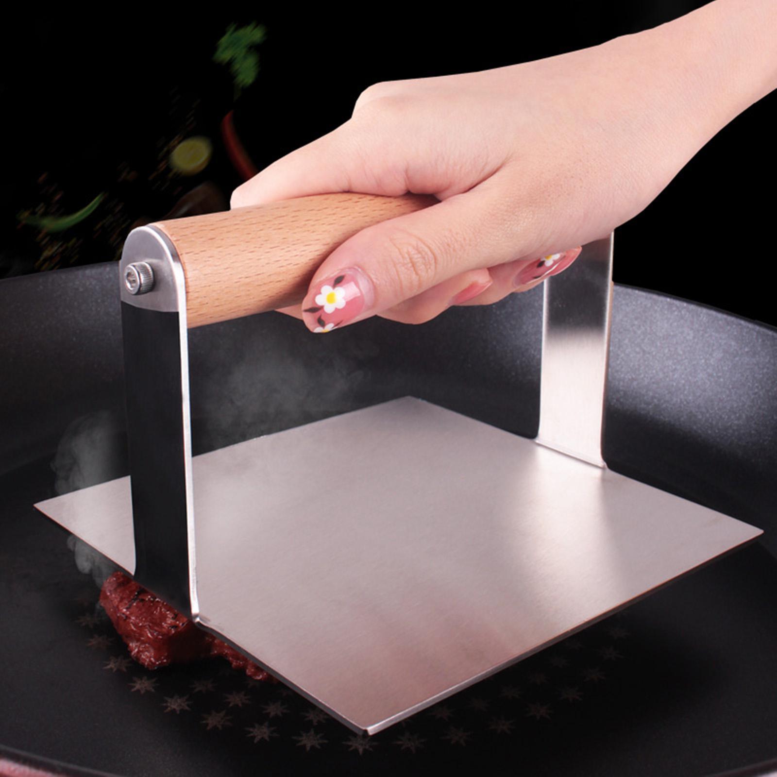 304 Stainless Steel Burger Press Meat Smasher Kitchen Accessories Patty Maker  Hamburger Press, for   Barbecue Grill