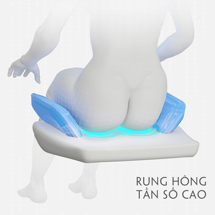 Ghế massage toàn thân hồng ngoại cao cấp massage 16 chức năng xoa bóp matxa 5 vùng