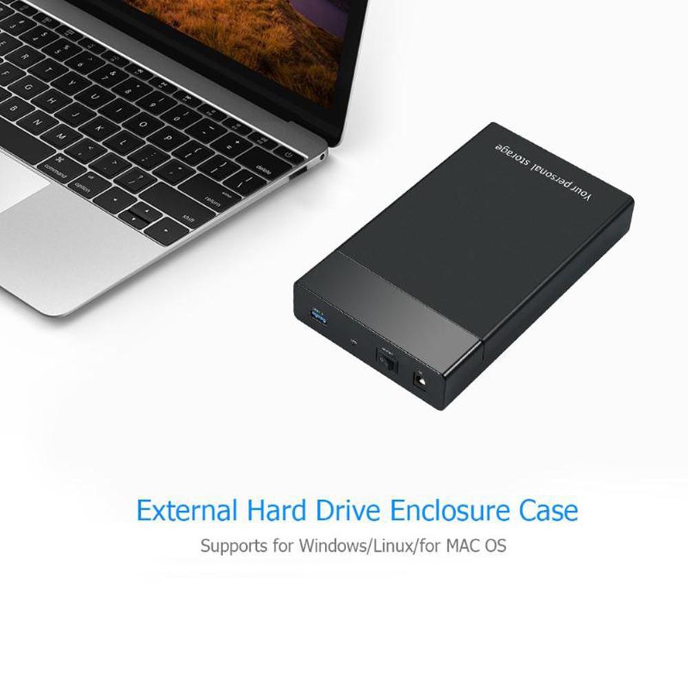 Vỏ ổ cứng HD SSD Bên ngoài 6Gbps USB 3.0 sang SATA III 2.5Inch 3.5Inch cho Máy tính để bàn 2,5 "3,5" Cứng cho máy tính xách tay