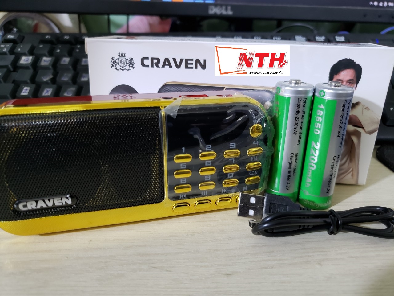 Siêu BềnLoa Nghe Pháp Đa Năng Craven 836s - Nghe FM - Thẻ Nhớ - Đèn Pin