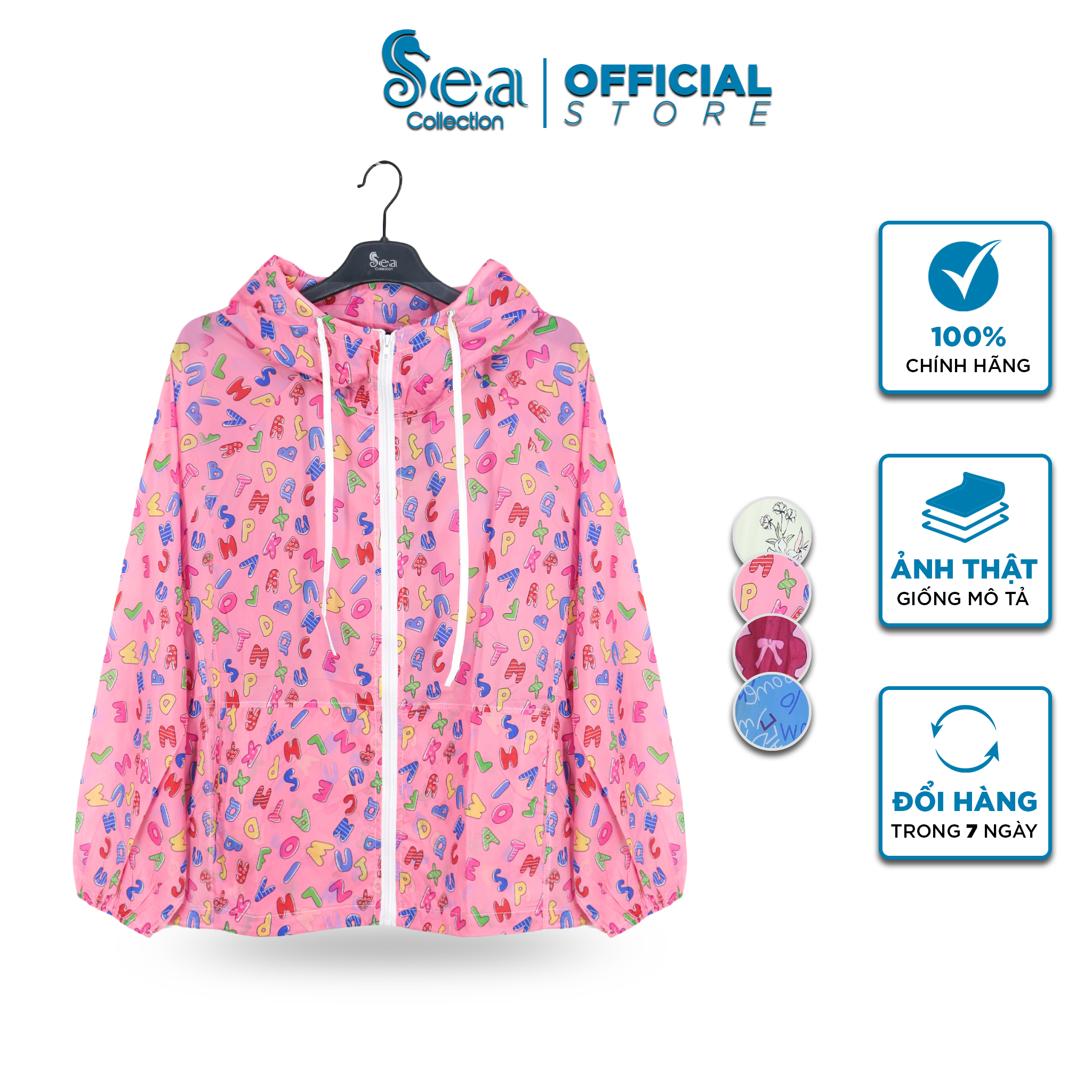 Áo Khoác Bóng Dù Unisex Sea Collection 4497 Chống tia UV
