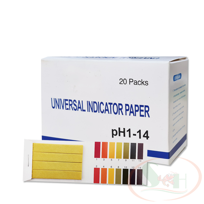 Giấy quỳ tím đo pH Universal Indicator Paper 1-14 chỉ thị màu đo test pH bể thủy sinh cá tép cảnh